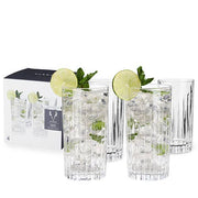 European Crystal Highball Tumblers